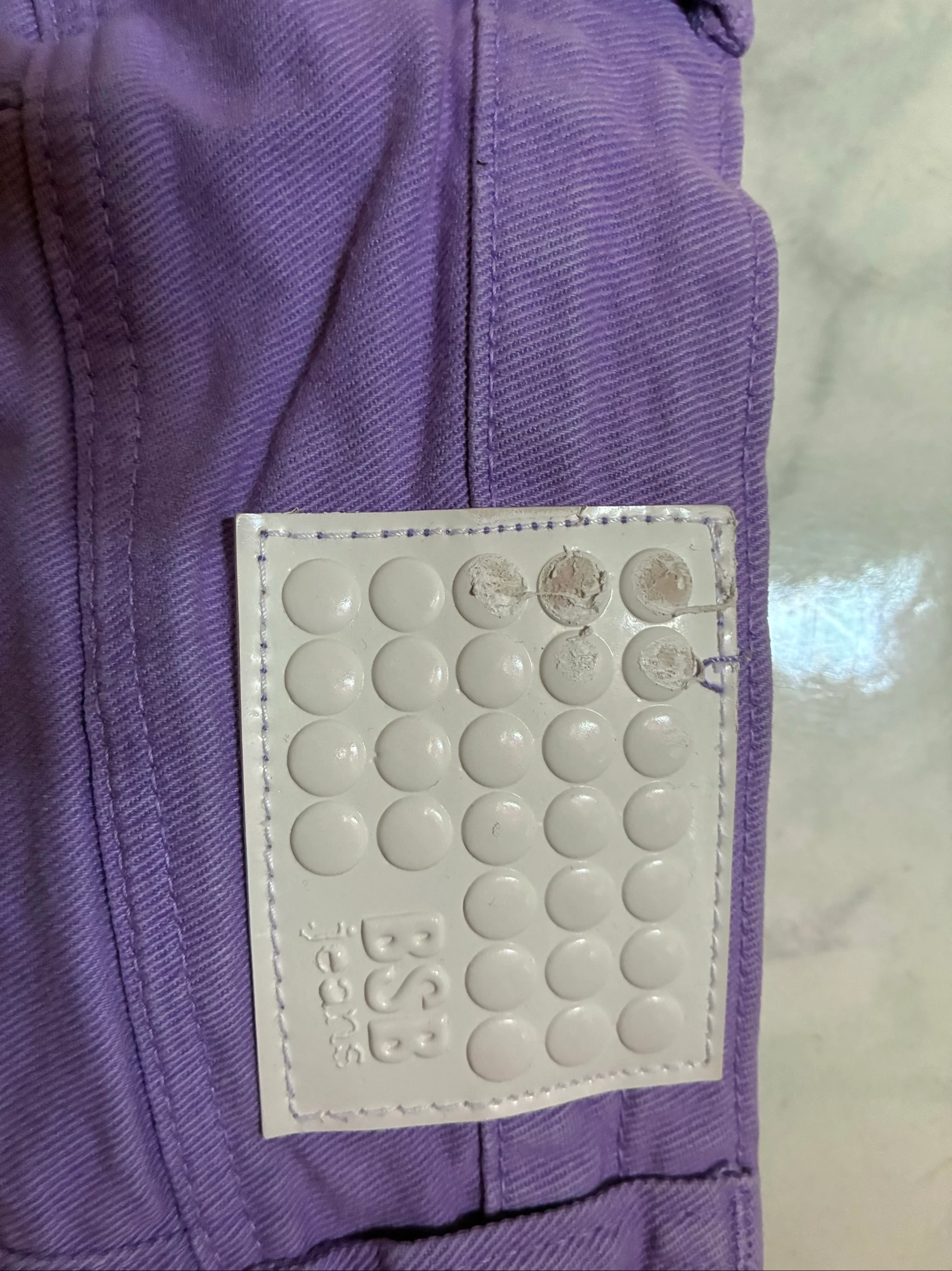 Jupe mauve jeans BSB – photo 4